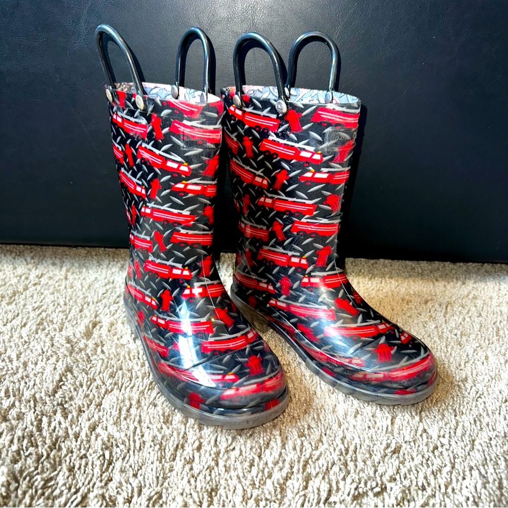 WESTERN CHIEF FIREFIGHTER LIGHT UP RAIN BOOTS 🔥